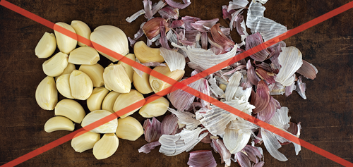 you don't need to peel the cloves beforehand