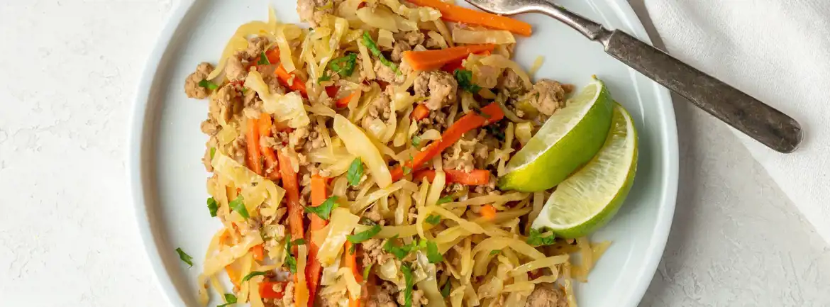 Turkey & Cabbage Stir Fry