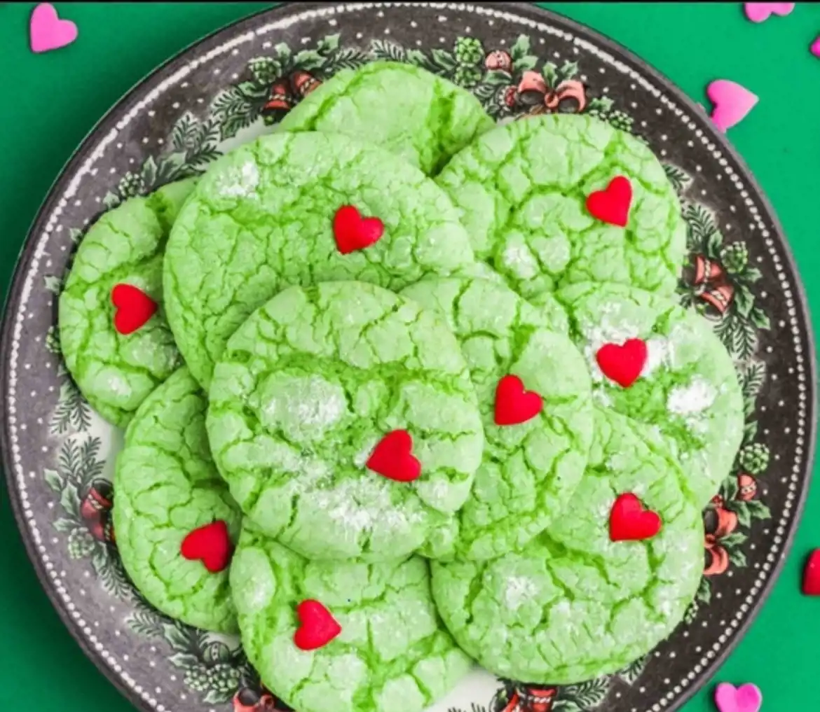 Grinch cookies