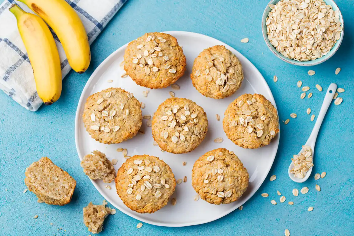 Healthy & Delicious Banana Oat Muffins