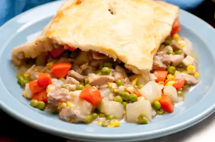 5 ingredients chicken pot pie - Viva Fresh Food