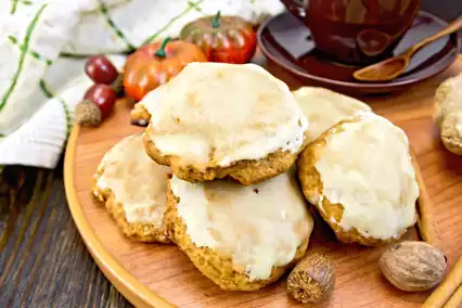 Iced Pumpkin Cookies - Viva Fresh Food