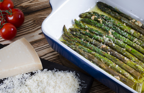 Roasted Asparagus with Parmesan