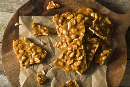 Microwave Peanut Brittle