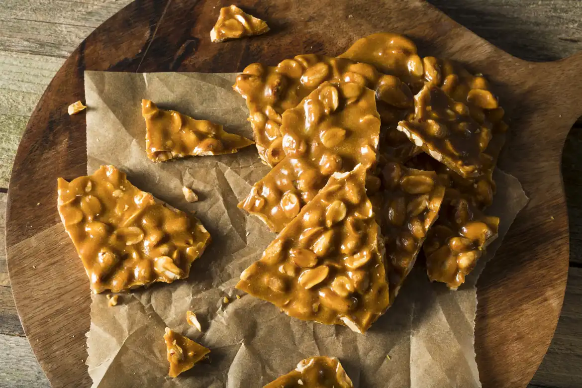 Easy Microwave Peanut Brittle