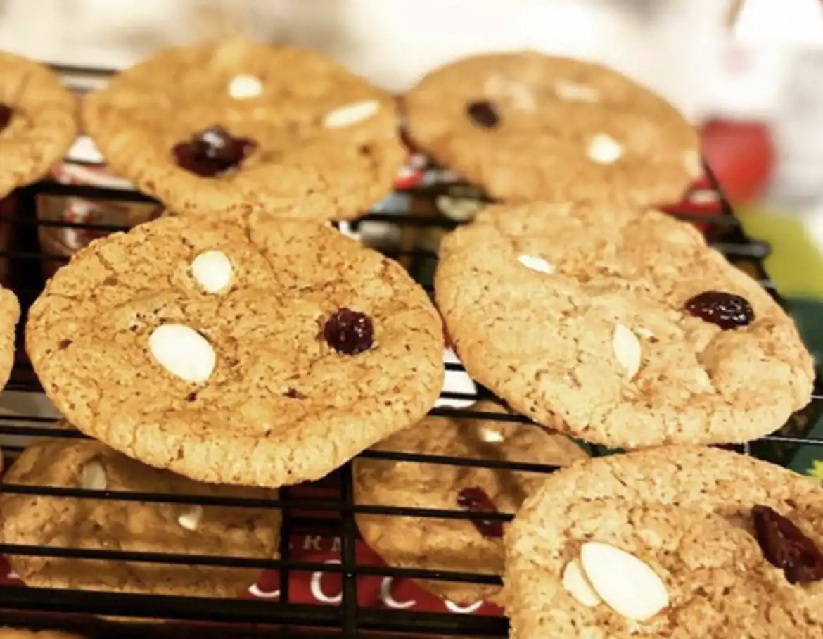Cranberry Almond cookies 