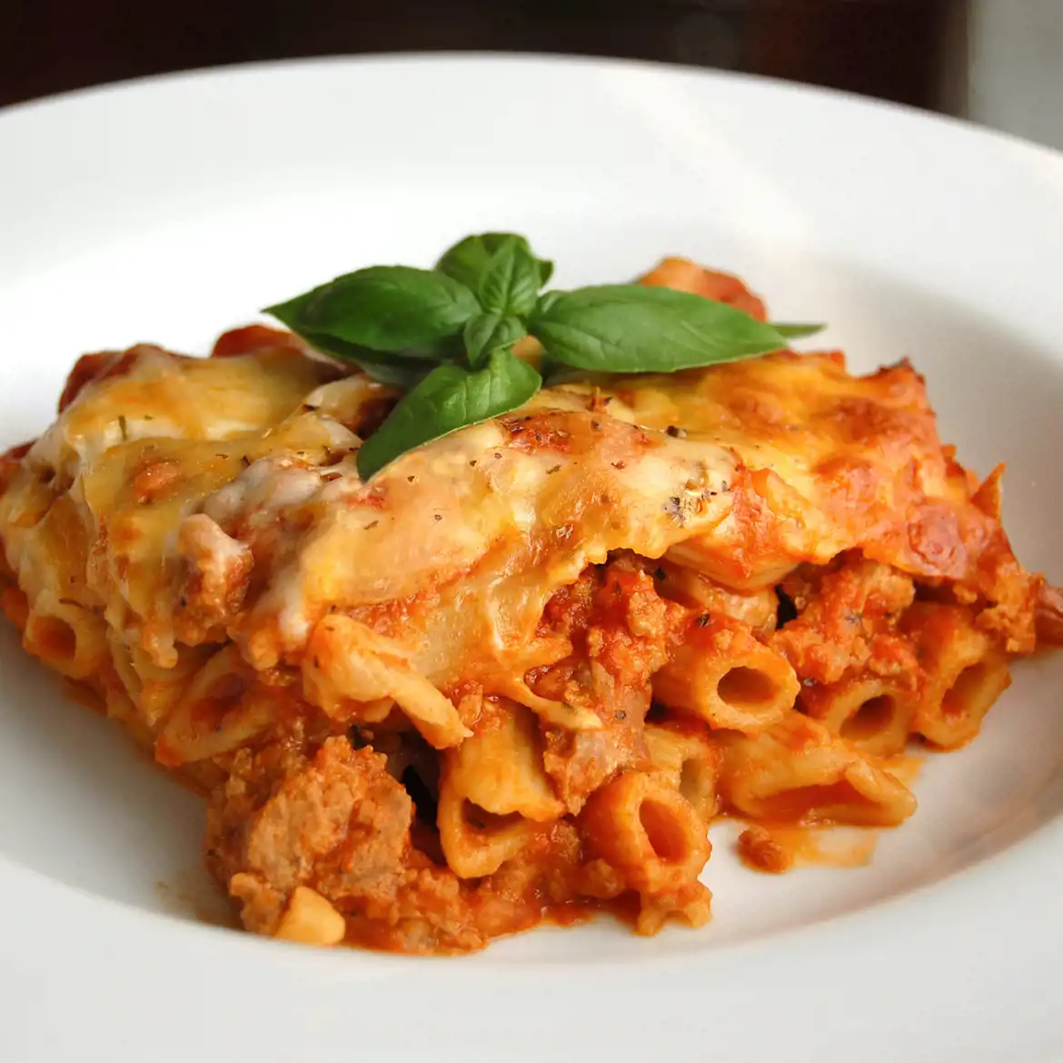 Pot Luck Baked Ziti 