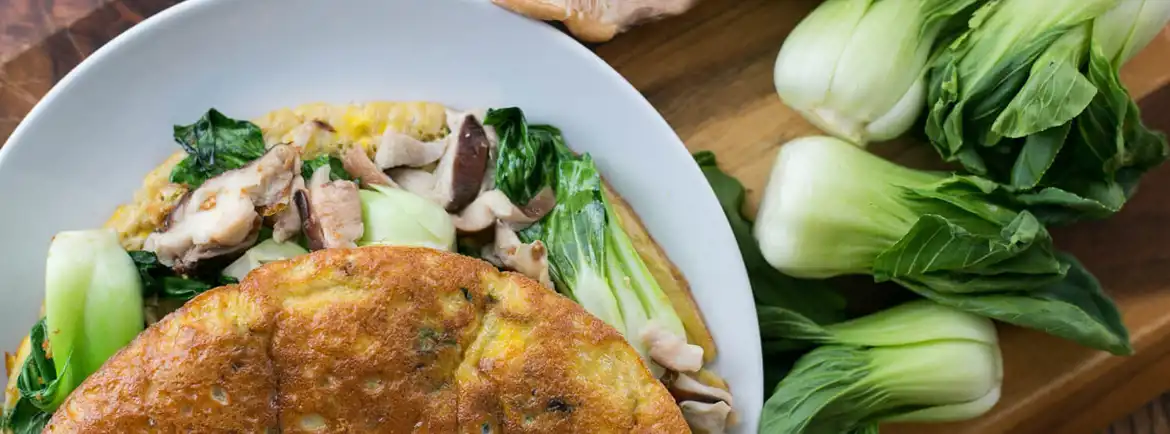Asian Veggie Omelet