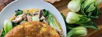 Asian Veggie Omelet