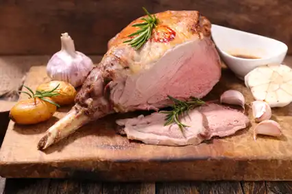 Roasted Leg of Lamb - Viva Fresh Food