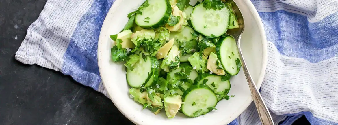 Cucumber And Avacado Salad