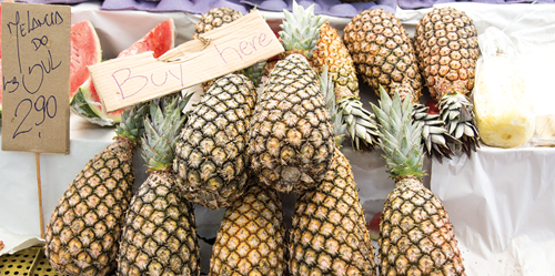 Pineapples for sale