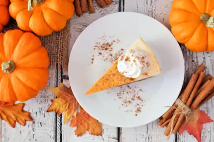 double layer pumpkin cheesecake - Viva Fresh Food