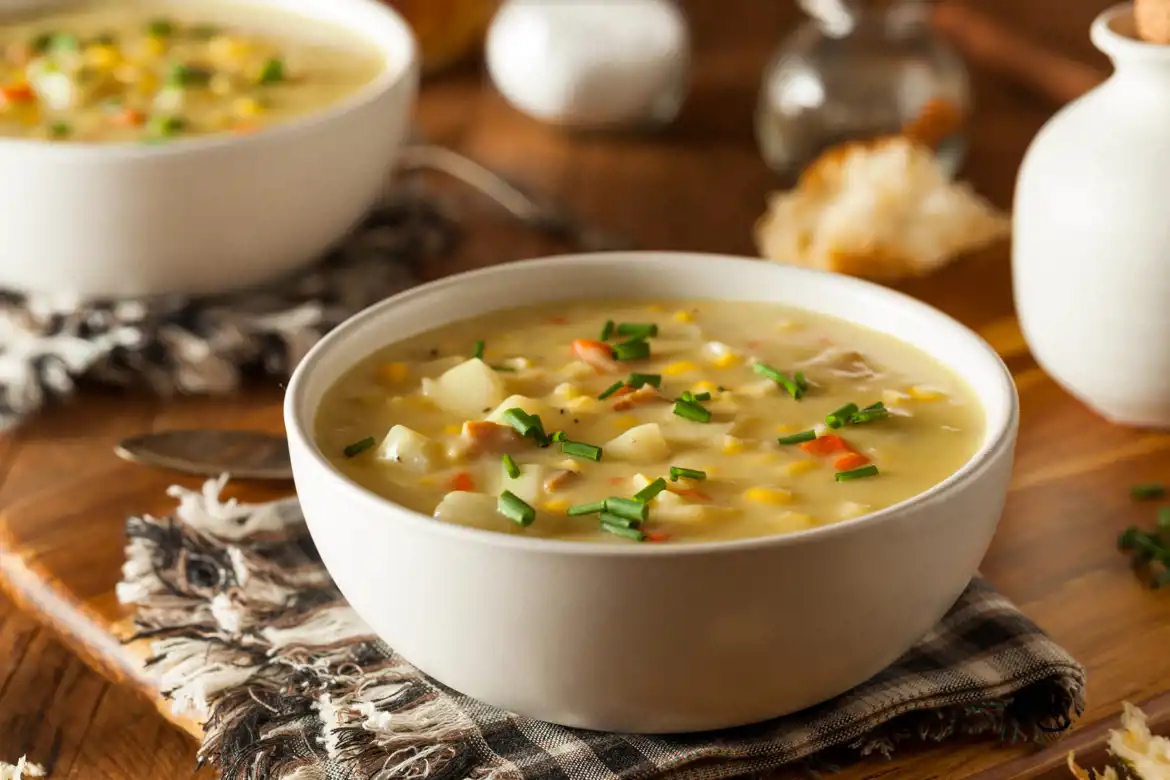 Easy to Make Chicken and Corn Chowder