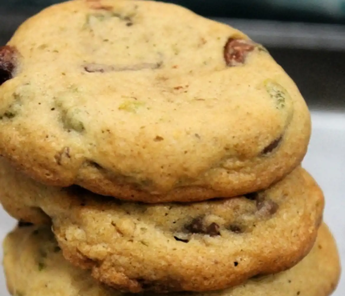 Peanut Butter Green Chile Chocolate Chip Cookies