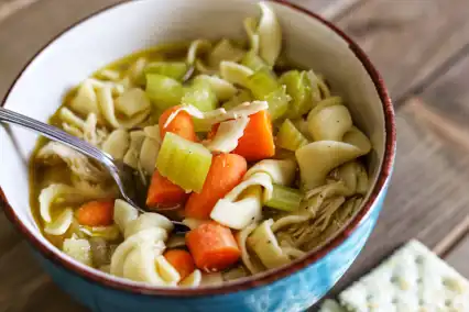 Easy Homemade Chicken Noodle - Viva Fresh Food